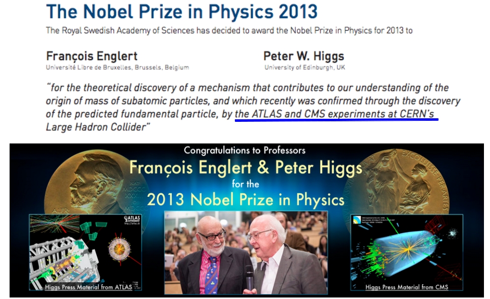 Higgs and Englert get the Nobel